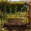 Cadre de support de treillis pour jardin d'extérieur pour légumes grimpants Cadre en bois de tomate canneberge avec 5 cages