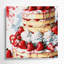 Art mural sur toile beige, Desserts-1320410420