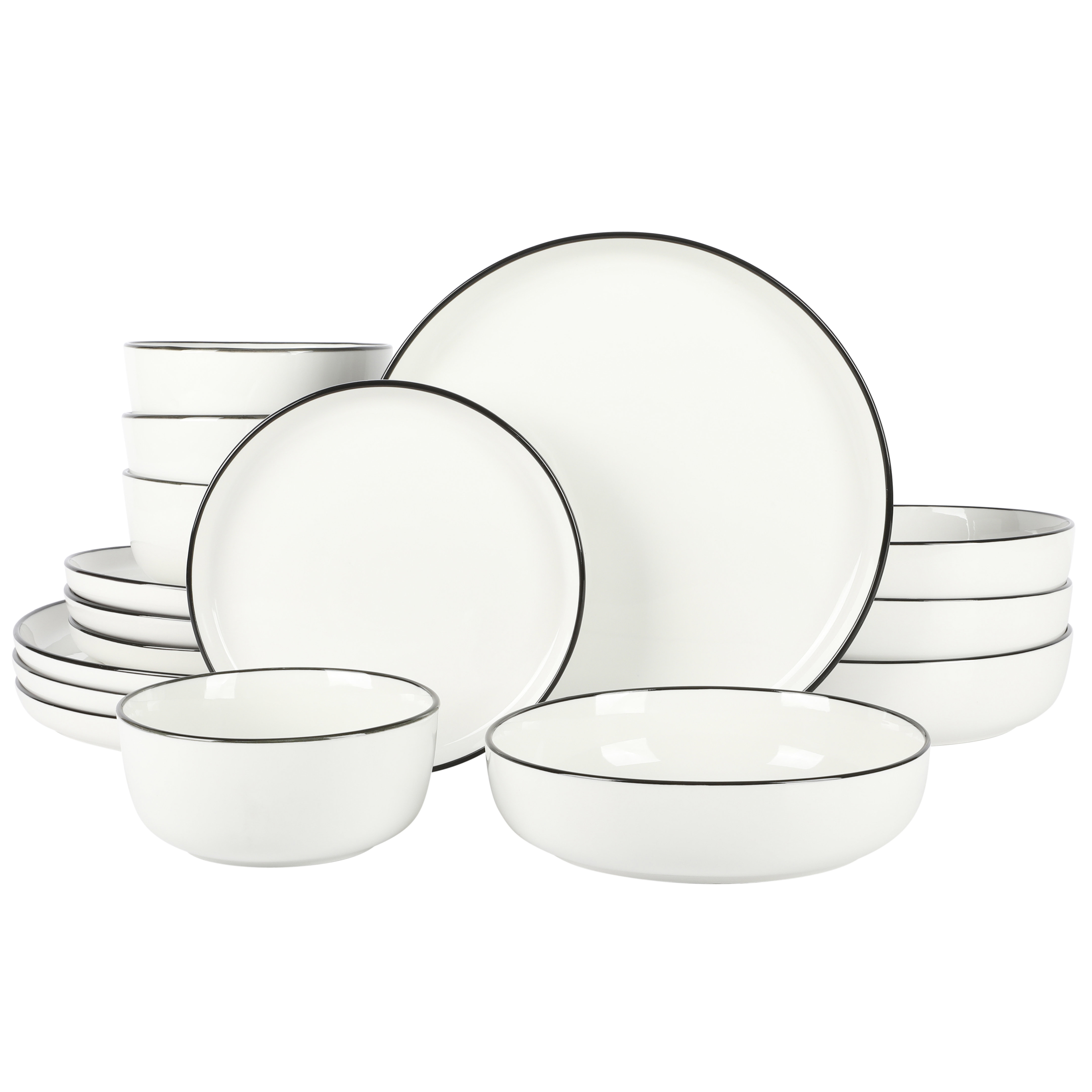 Gibson Home Oslo 16 Piece Dinnerware Set & Reviews | Joss & Main