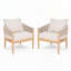Fauteuil club d'extérieur en bois d'acacia-799198424