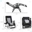 Chaise longue d'extérieur pliable avec repose-pieds Outsunny-110490542