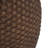 Faux Rattan Side Table For Both Indoor And Outdoor Use, Handmade Mgo, Brown