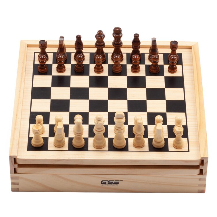 GSE Games & Sports Expert 2 Player Wood Chess & Reviews