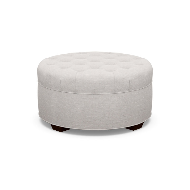 Round Ottoman, Walnut, 9637-82