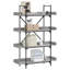 Sandre 100cm W Metal Bookcase-903798611-903798614