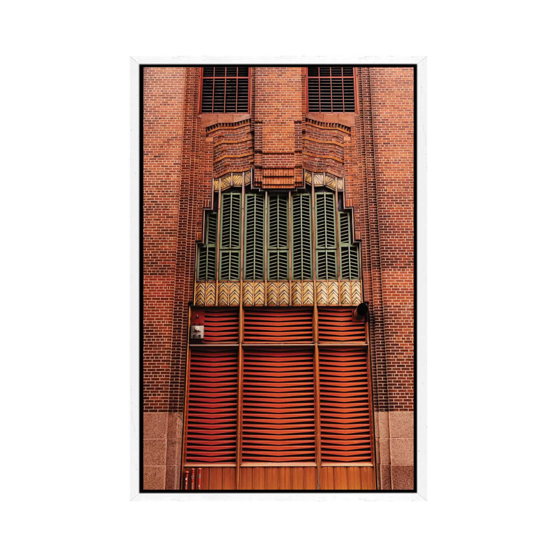 Tribeca Architecture 1 Piece Wall Art on Canvas, 101.6cm H x 66.04cm W x 3.81cm D, White Framed
