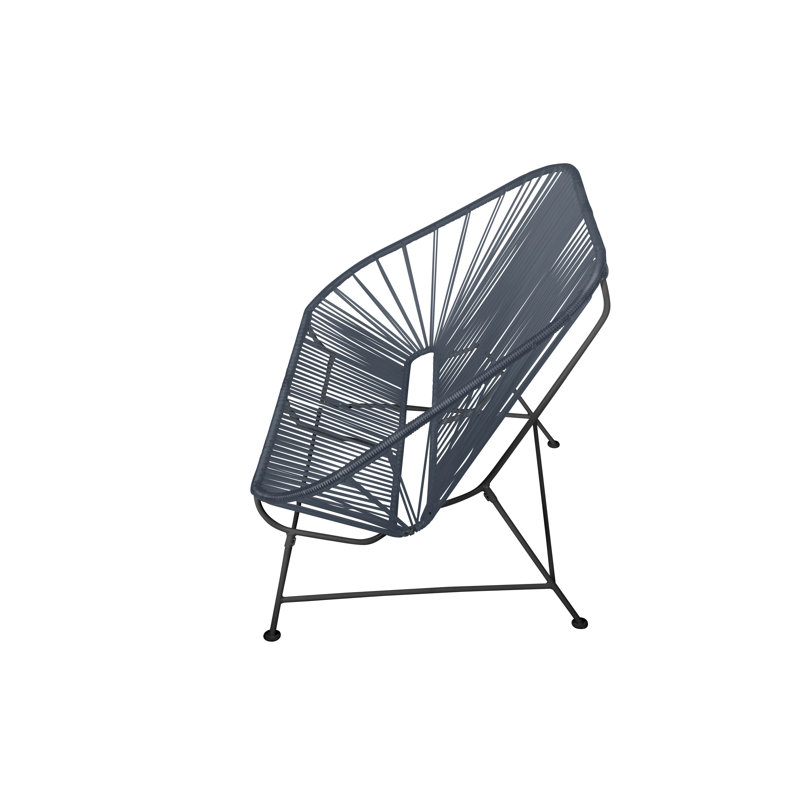 InLove Indoor/Outdoor Handmade Loveseat, Gray/Black