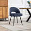 48cm H Polyester Upholstered Metal Upholstered Back Accent-1194631364