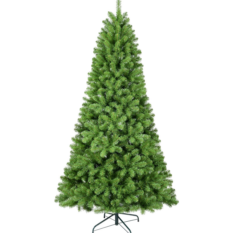 Arbre de Noël artificiel, 9 pi avec 1910 pointes, fil à mémoire, branches à charnières intérieures faciles à monter, fil, 9'