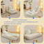 Chaise longue multifonctionnelle, canapé paresseux, conception peu encombrante, lit pliant pour animaux de compagnie avec 5 positions réglables, pour la chambre à coucher, le salon-1374123412
