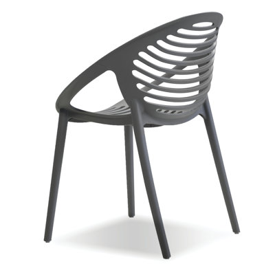 Chaise de patio empilable Gravely