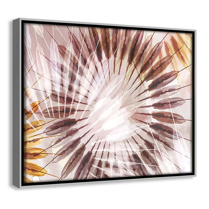 Danse des rayons II par Eva Watts, Argent, H 9,5 po x l 11,5 po
