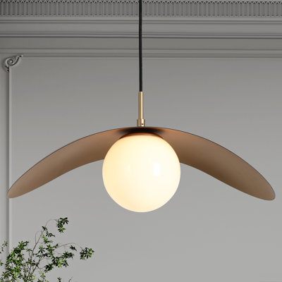 Herdon 1 - Light Matte Black/Gold Pendant