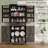 72'' Kitchen Pantry Cabinet, Shelf Storage Cabinet with 8 Door Shelves, 2 CABINETS and 1 Drawer, Modern Storage Cabinet, Freestanding Cupboard for Dining Room, Office, Bedroom-620707793