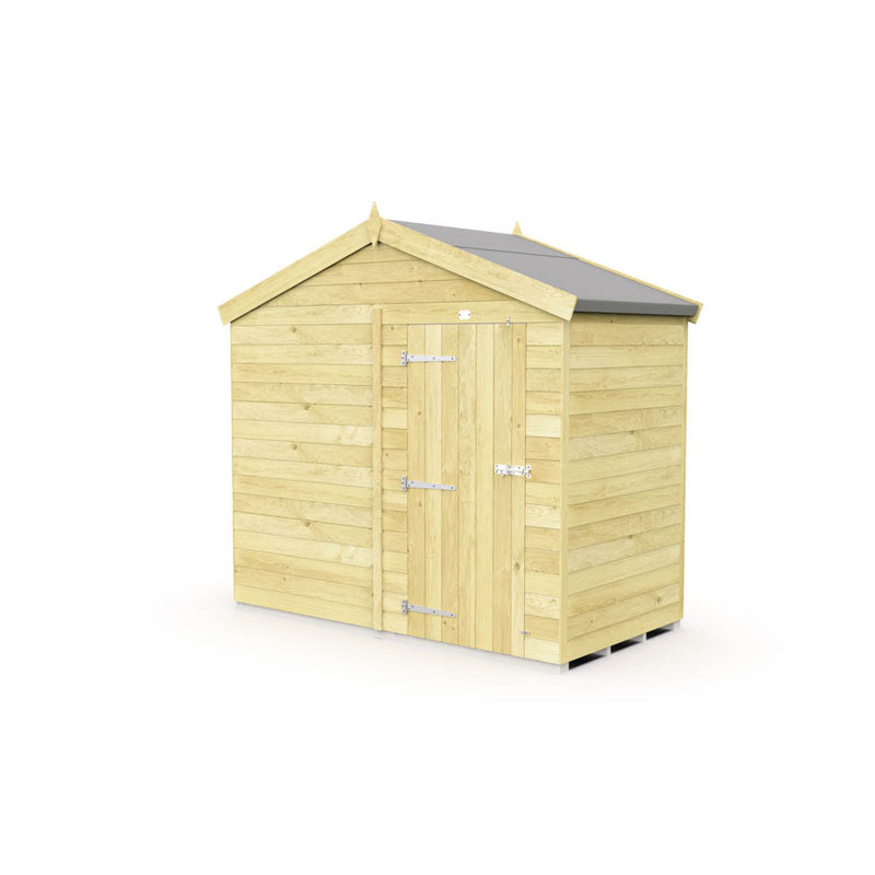 8ft x 4ft Apex Shed - Single Door without Windows