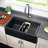 Houzer 33 in  Apron Front Granite Composite Workstation Sink w/ Accessories-102787173