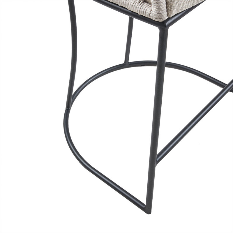 Tabouret de comptoir tissé 25 po, Naturel