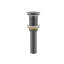 Drain escamotable de lavabo en laiton DAX-109167765-109167766