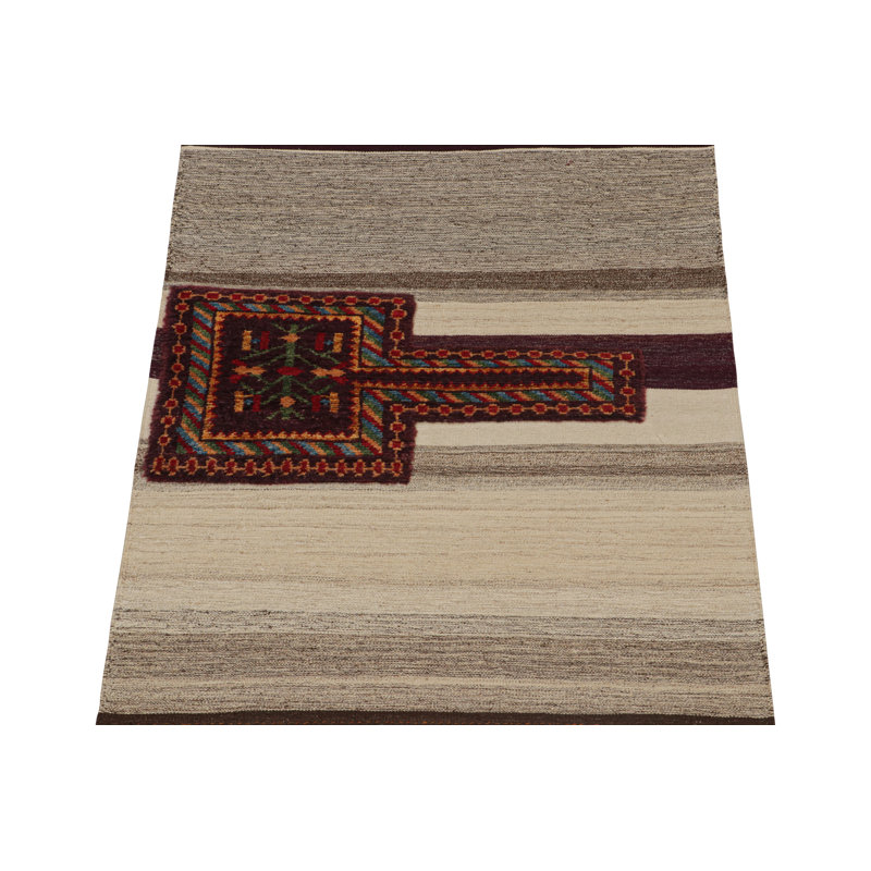 One-of-a-Kind 3'2" X 4'5" Hand Knotted Area Rug