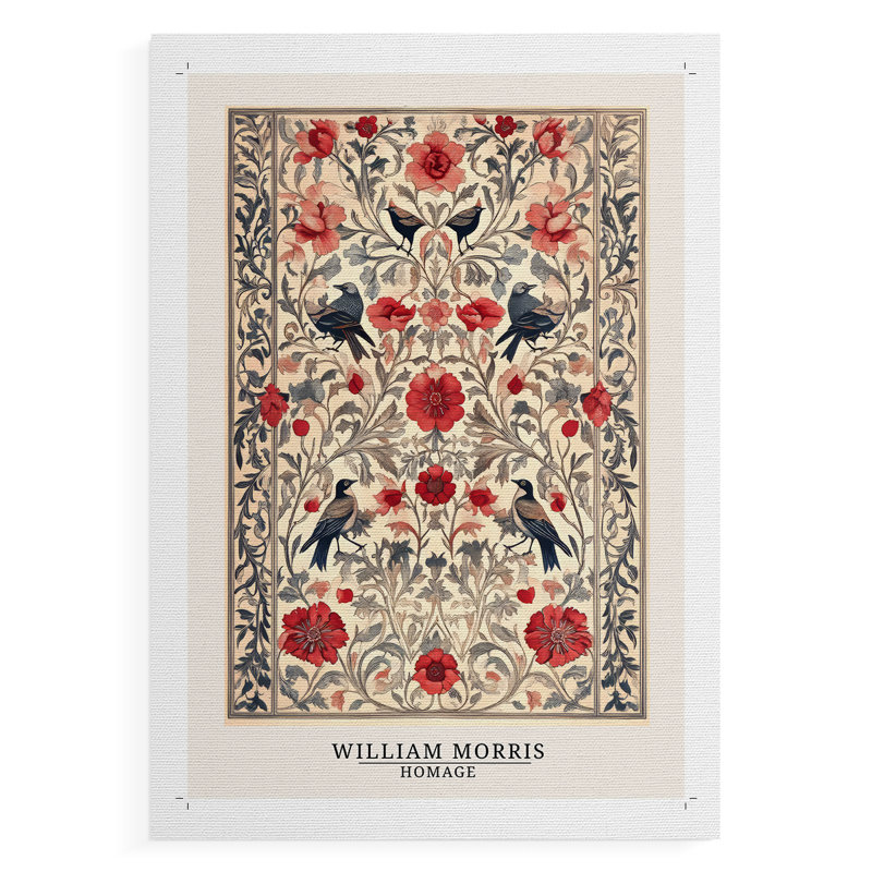 Série WG-MRRIS CCXXI - Impression sur toile seulement - NON-CADRE, H 27 po x l 18 po