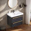 Meuble-lavabo mural simple 30 po avec 2 tiroirs 30 po Modern-1525760310-1525760309