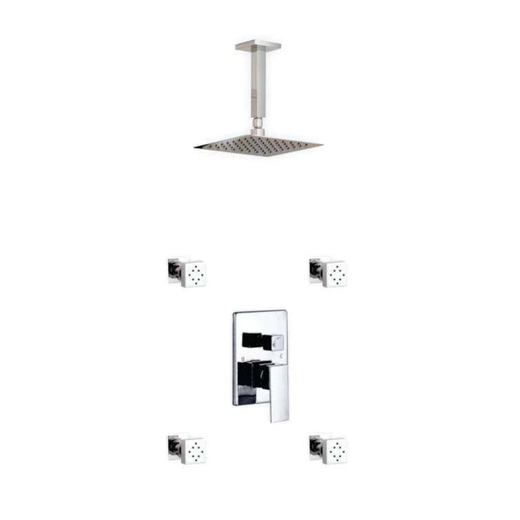 Cahoon Complete Shower System with Rough in-Valve