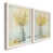 Toile avec cadre blanc