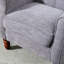 Button-Tufted Wingback Accent Chair - Solid Wood Legs with Rolled Arm &Thick Padded Cushion-987606969-996837706