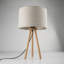 Lampe de chevet beige Kerwin