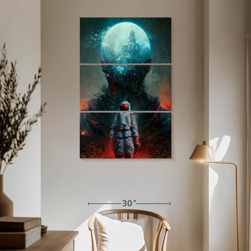 Kelan Escape And Start A New Journey, 65" H x 42" W