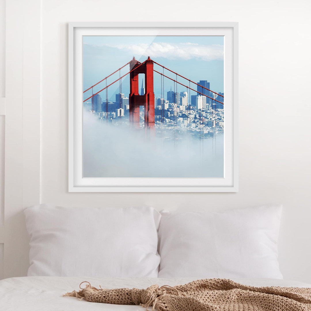 Guten Morgen San Francisco gerahmtes Poster