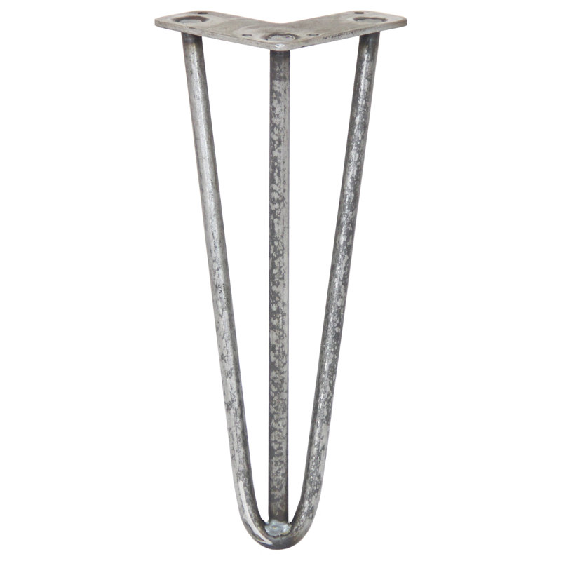 Thrailkill Table Leg, 30.48cm H x 11cm W x 8cm D, Silver