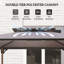 Gazebo de terrasse avec barbecue à deux niveaux, 2,4 m x 1,5 m