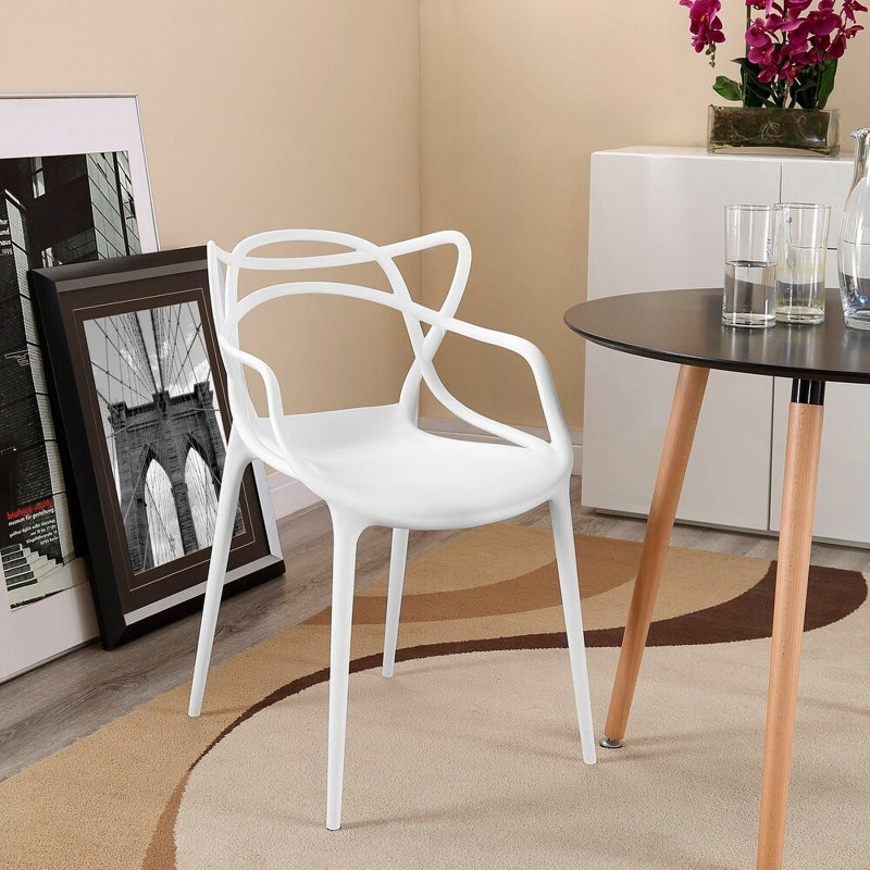 Chaise d'appoint à oreilles Halt Whistle, Blanc, 6