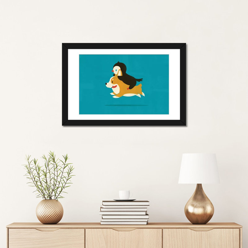 «Like The Wind», impression sur toile, H 16 po x l 24 po x P 1 po, Papier d'art encadré noir