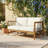 Outdoor Loveseat with Removable Cushions
