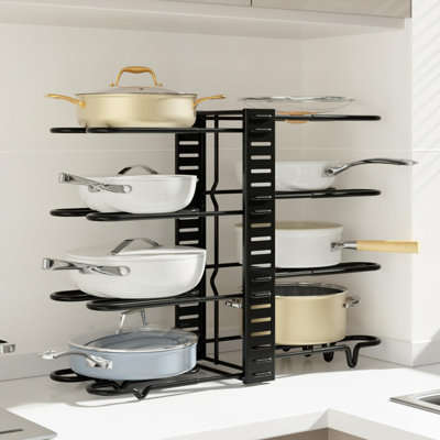 Pots and Pans Organizer Rack