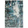 Tapis bleu tissé à la main Mcelroy