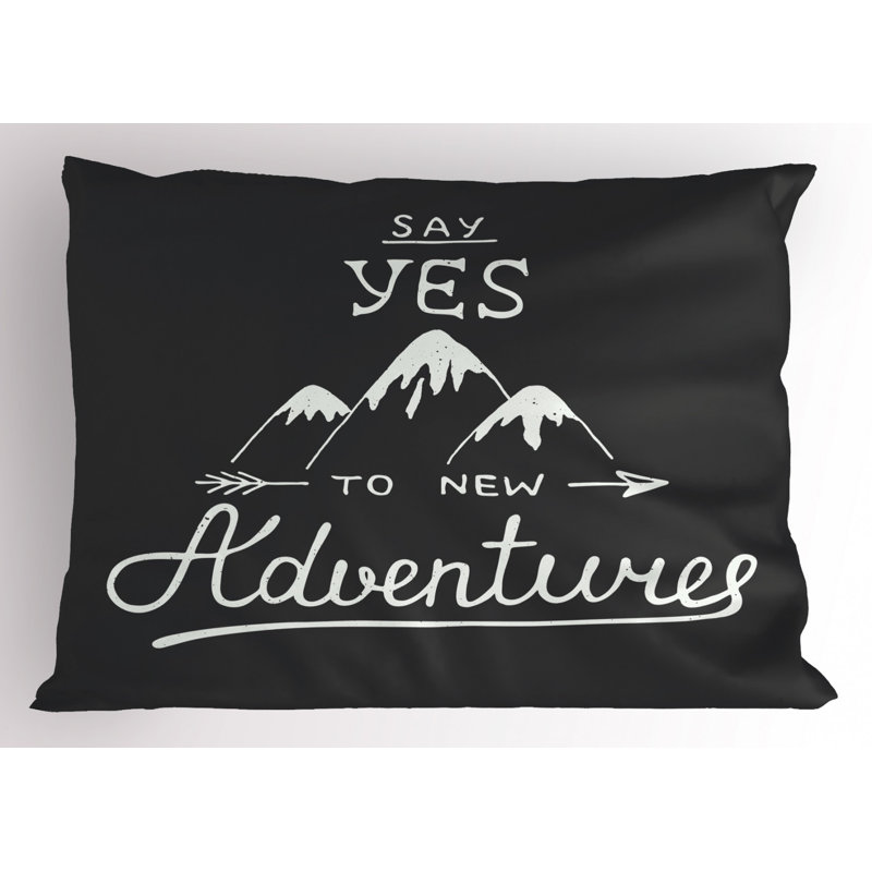 Mountain Polyester Sham Set, Queen
