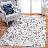 LOOM & LUXE Collection Beige/Geometric Non-Shedding Area Rug-622586954