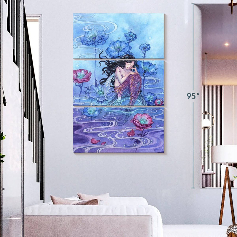 Kelan Luminous Depths, 74" H x 48" W