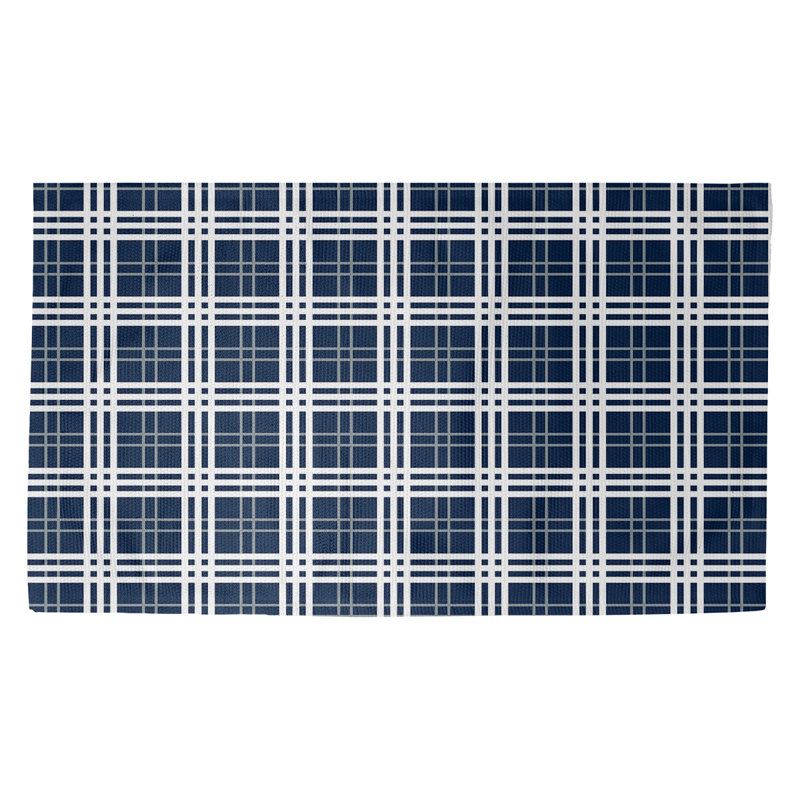 Plaid Indoor Rug, Rectangle 5' x 7'