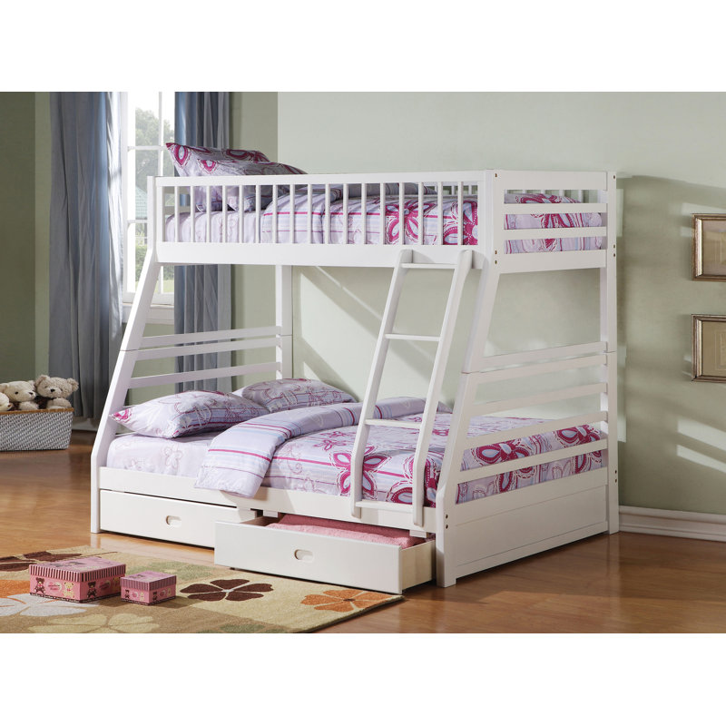Lit superposé avec rangement Jason: une solution de couchage multifonctionnelle et durable pour des espaces de vie flexibles