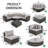 93.5''Wicker Outdoor Patio Sofa Set With Rattan Sofa Lounger With Rectangular Coffee Table-2026285435
