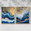 ABSTRACT Series CDXVIII - Reproduction encadrée de qualité supérieure - prête à être accrochée - aucun clou requis - aucun clou requis-1485285200-1485285202