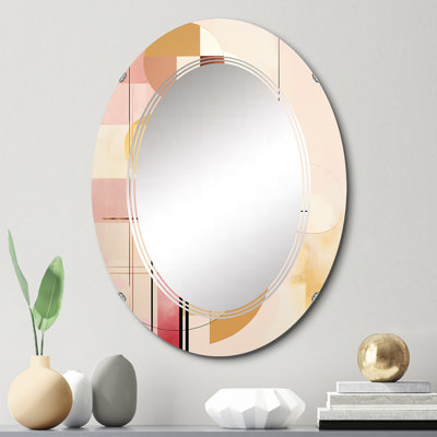 Calderville - Miroir mural moderne ovale