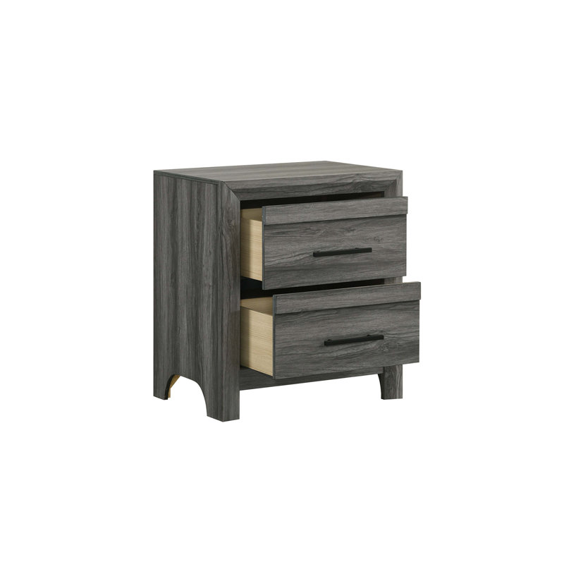 Table de chevet 2 tiroirs de style moderne