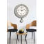 Horloge murale élégante Elegant, couleur crème, 15,4 po x 19,7 po | 100% panneau de fibres à densité moyenne, épaisseur: 0,14 pouce | Décoration élégante pour le salon, la chambre à coucher ou le bureau | Design moderne avec attrait intemporel-755488191