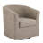 Wilmore Swivel Upholstered Accent Chair with Curved Backrest-720846532