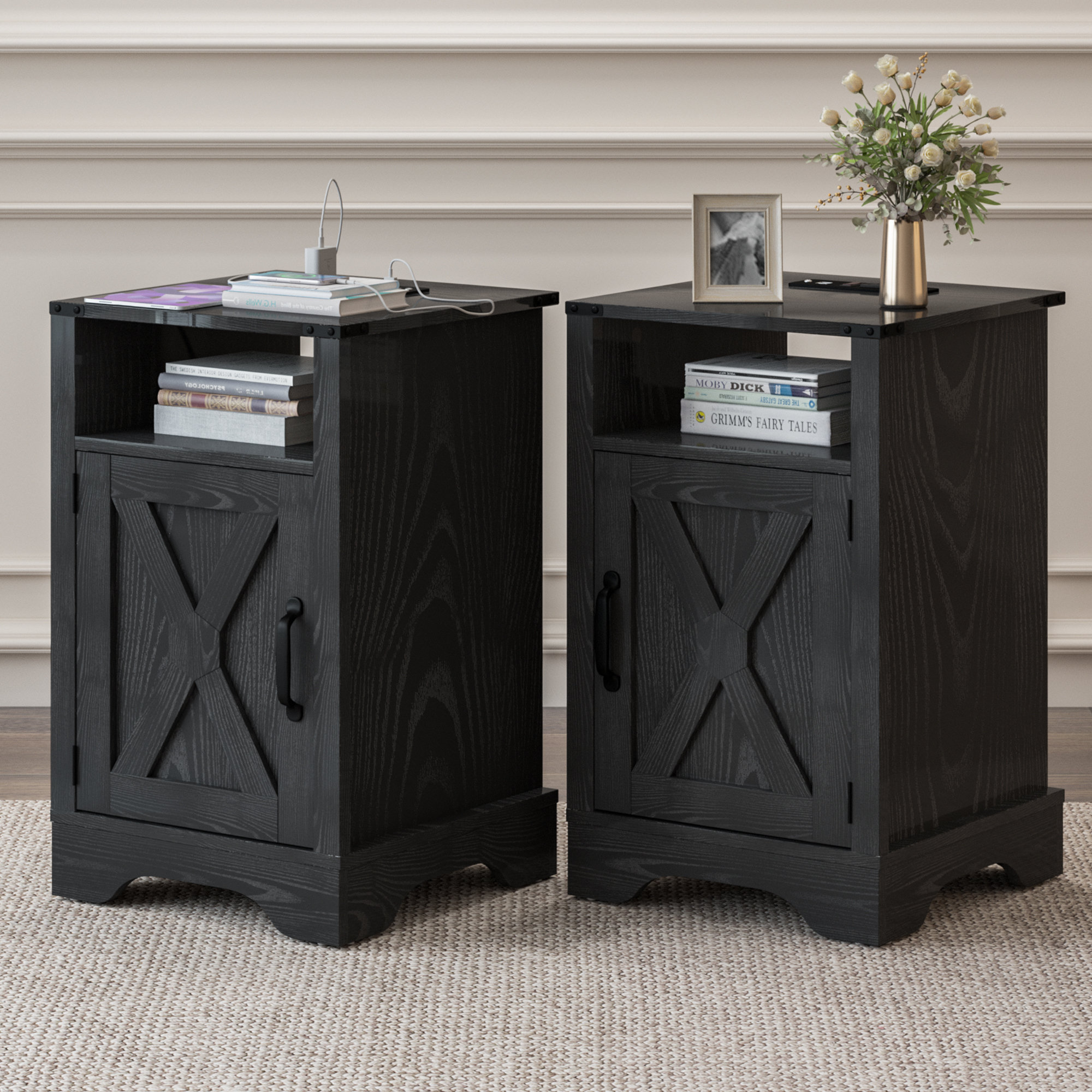 Laurel Foundry Modern Farmhouse® Bradford Farmhouse Nightstand Side ...